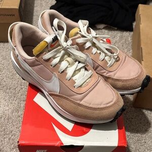 Nike Women's Blush and White Sneakers